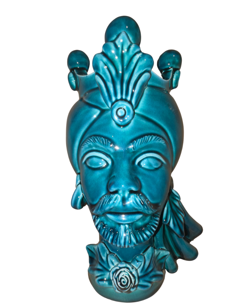 CERAMICHE COPPIA TESTE DI MORO