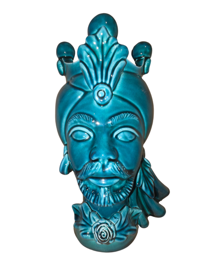 CERAMICHE COPPIA TESTE DI MORO