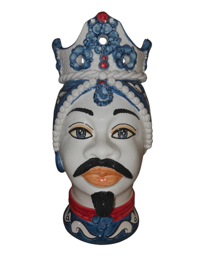 CERAMICHE COPPIA TESTE DI MORO