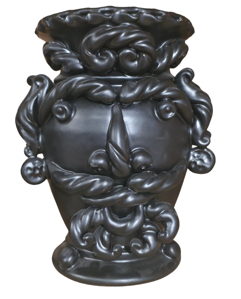 CERAMICHE TESTA DI MORO NERO OPACO H26