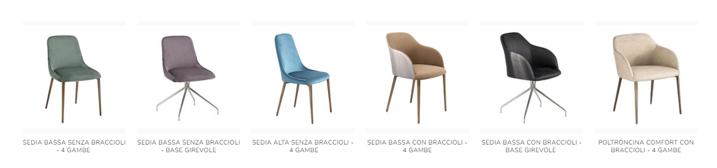 RIFLESSI SEDIA SOFIA IN STOCK