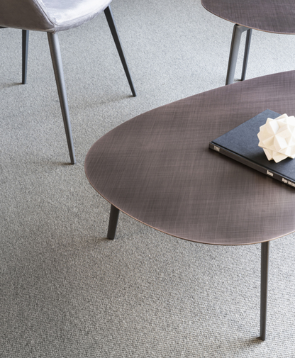 RIFLESSI TAVOLO COFFEE TITANIO 55X55 IN STOCK