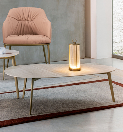 RIFLESSI TAVOLO COFFEE TITANIO 55X55 IN STOCK