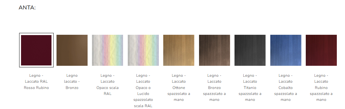 RIFLESSI MADIA ONDA 198X52X78 IN STOCK