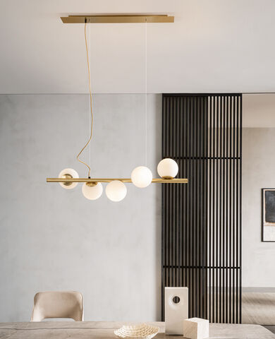 RIFLESSI LAMPADARIO S8 TWIST SOSPENSIONE ORIZZONTALE L100 IN STOCK