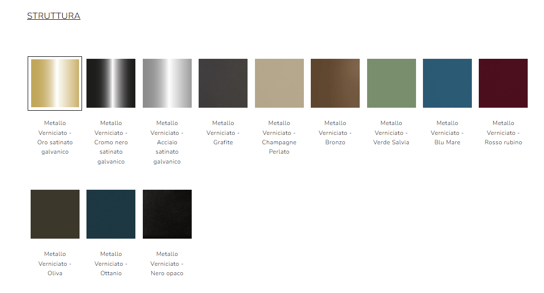 RIFLESSI LAMPADARIO S8 TWIST SOSPENSIONE ORIZZONTALE L100 IN STOCK