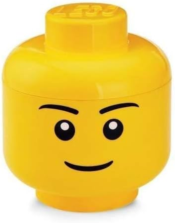 LEGO SCATOLA TESTA RAGAZZO PORTA OGGETTI