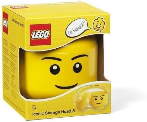 LEGO SCATOLA TESTA RAGAZZO PORTA OGGETTI
