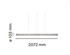 FLOS LUCE ORIZZONTALE S1/2/3