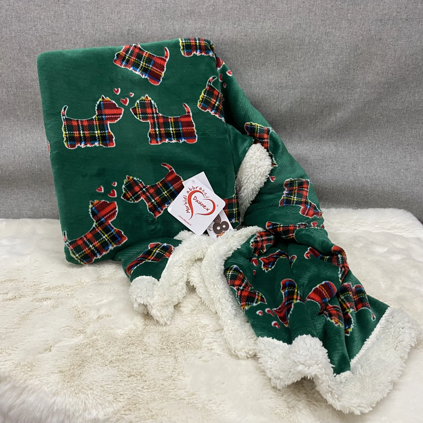 DAUNEX PLAID MORBIDOTTO