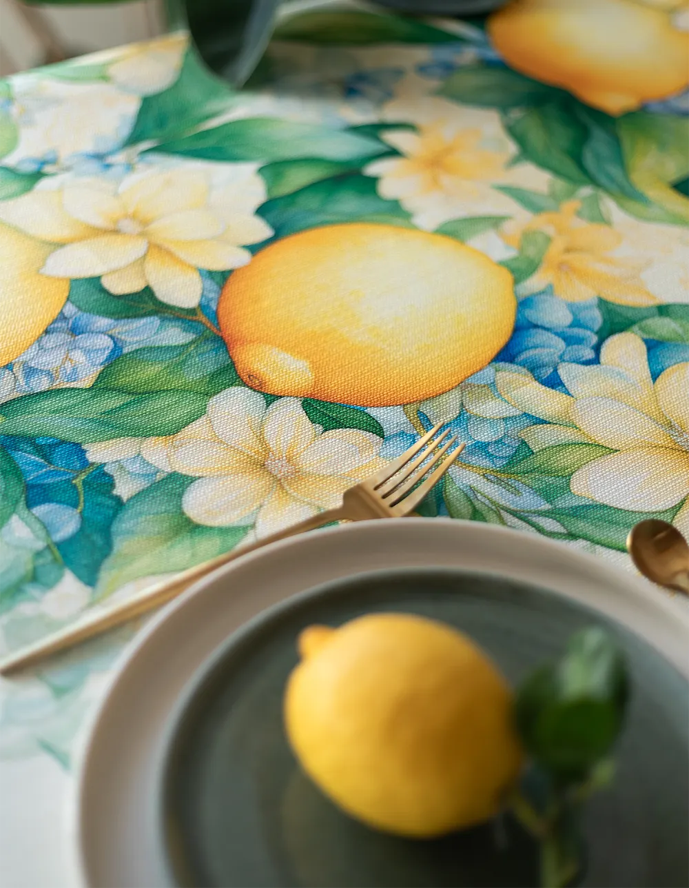 TESSITURA RANDI TOVAGLIA ANTIMACCHIA RADICI LEMON
