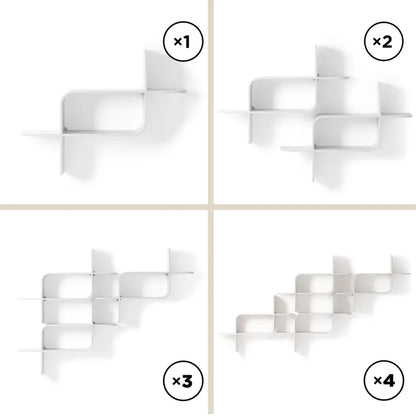 UMBRA MONTAGE WALL SHELF (WHITE)