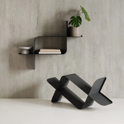 UMBRA MONTAGE METAL WALL SHELVES , SET OF 2