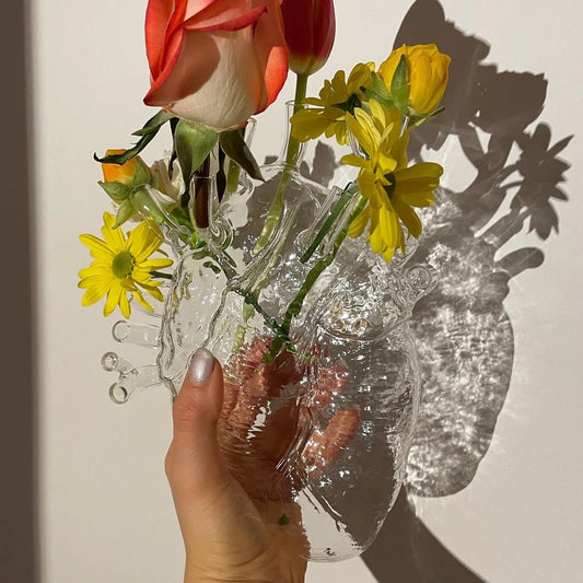 SELETTI LOVE IN BLOOM GLASS