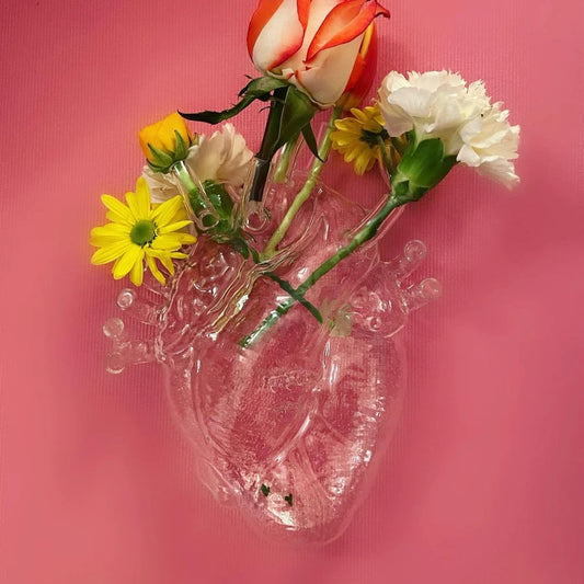 SELETTI LOVE IN BLOOM GLASS