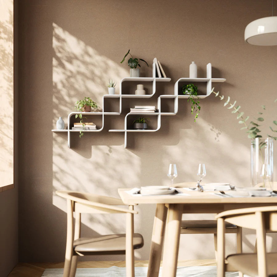 UMBRA MONTAGE WALL SHELF (WHITE)