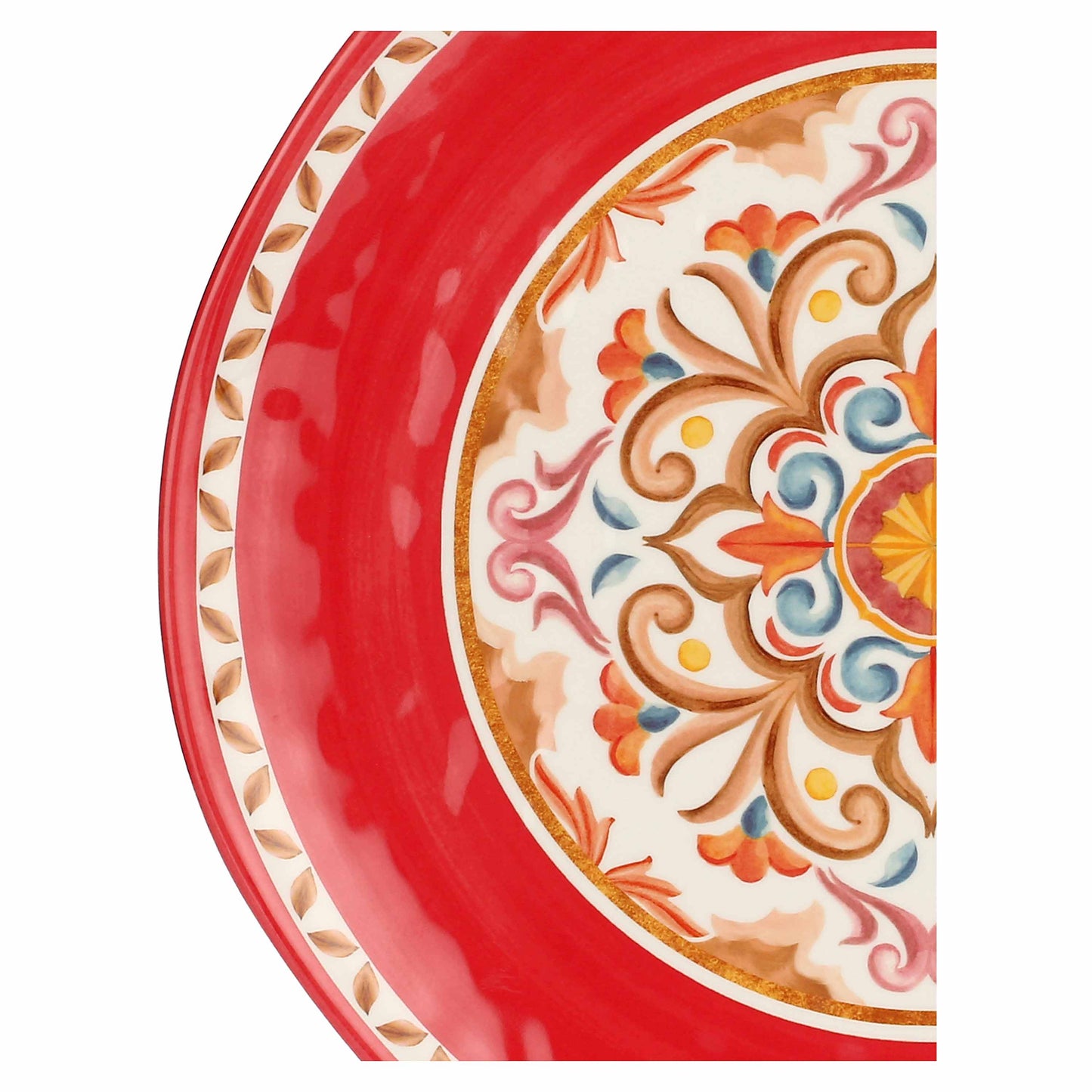 ROSES AND TULIPS ROUND TRAY BORGO
