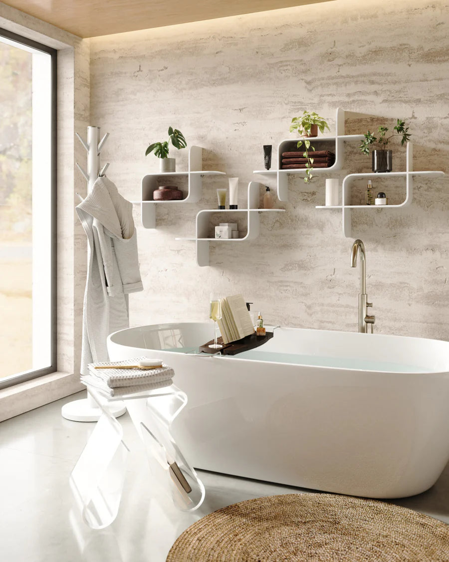 UMBRA MONTAGE WALL SHELF (WHITE)