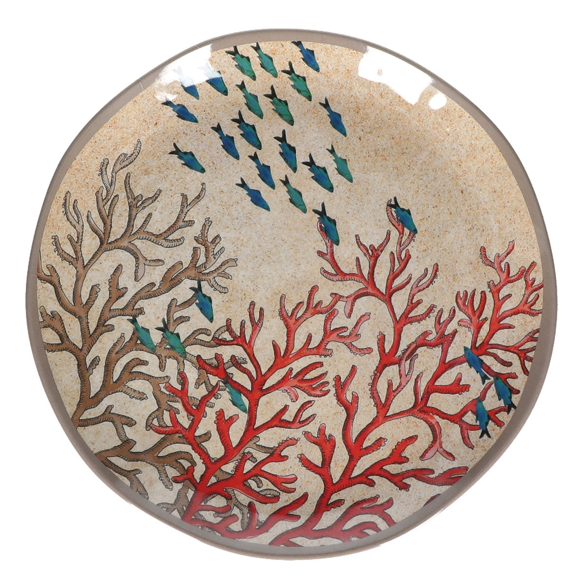 ROSE&amp;TULIPS 18 PCS SEA LIFE PLATE SET 