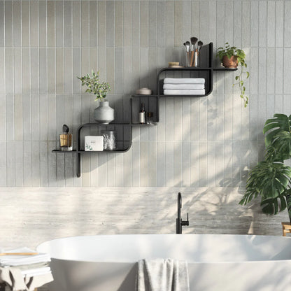 UMBRA MONTAGE WALL SHELF (BLACK)