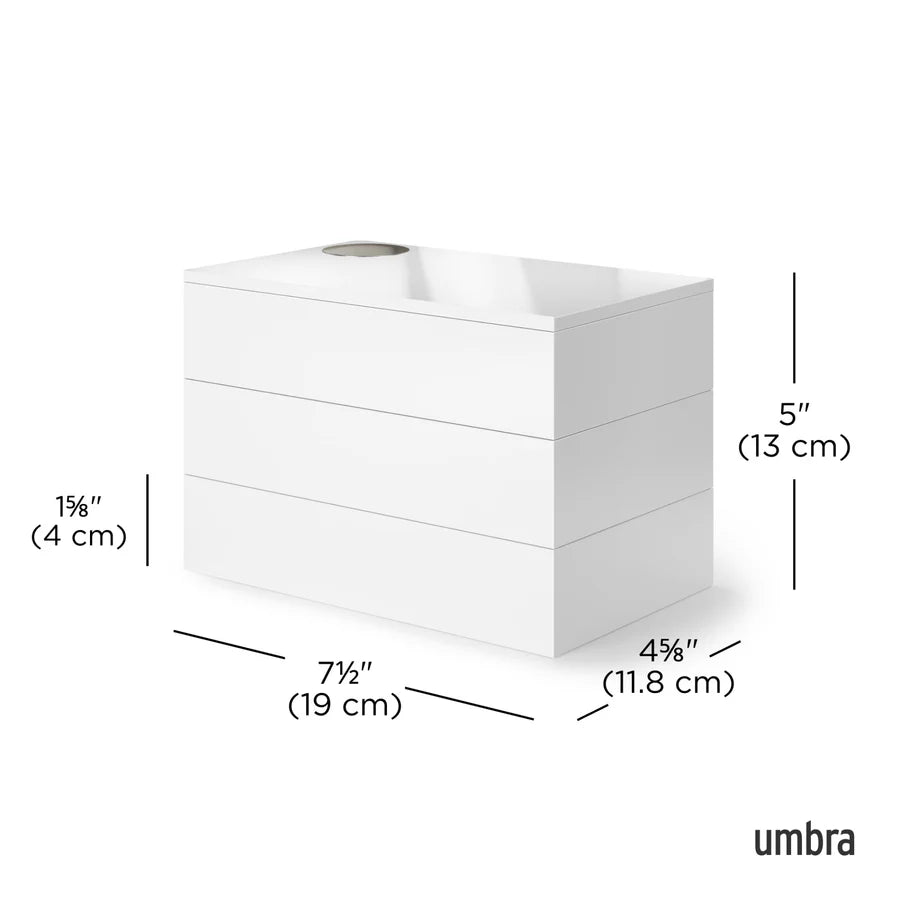 UMBRA SCATOLA PORTAOGGETTI SPINDLE